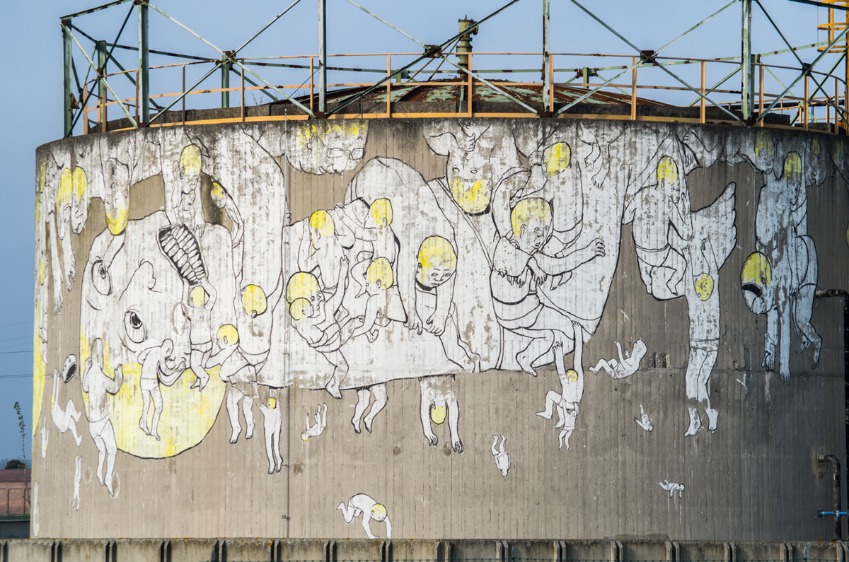 Blu | Depuratore, Comacchio | Foto tratta da ferrarastreetart.it