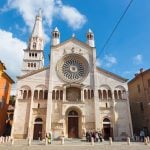 Modena (Mo), Vista sul Duomo della città e sulla Torre Ghirlandina