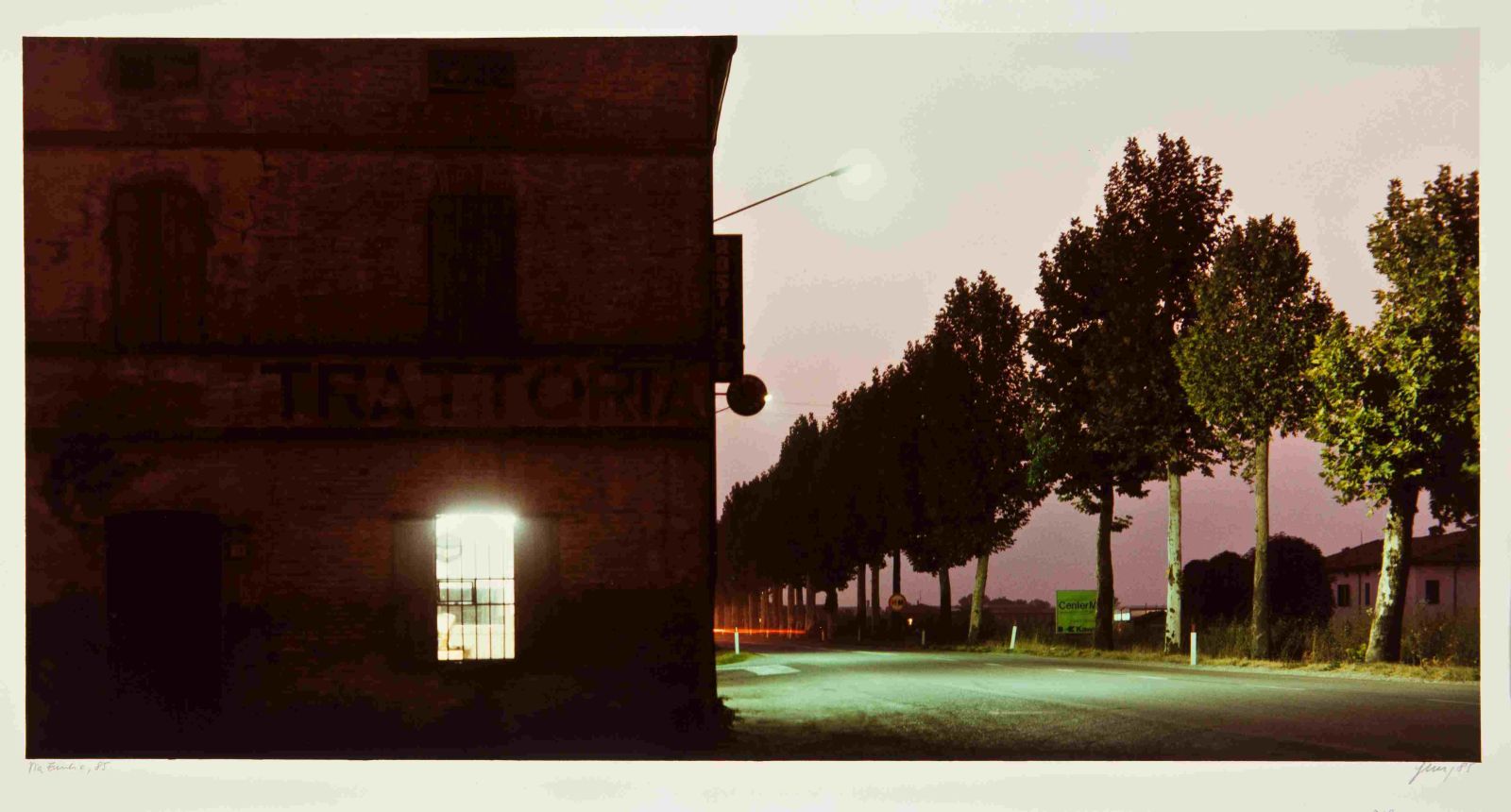 Luigi Ghirri, "Esplorazioni sulla via Emilia. Vedute nel paesaggio", Fidenza 1985 Photo Credits: Biblioteca Panizzi Reggio Emilia