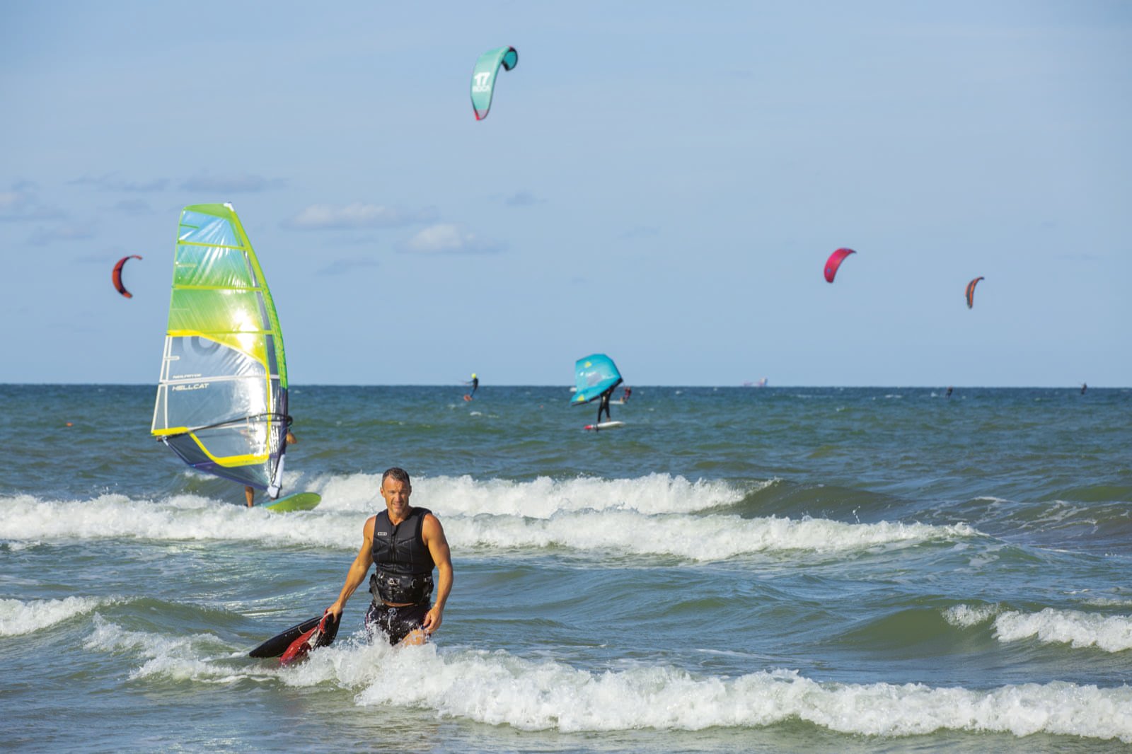 Wind e Kite Surf in Riviera Romagnola Ph. Archivio DT Romagna