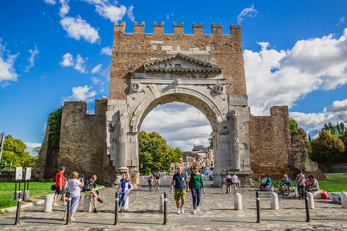 The Arch of Augustus in Rimini
