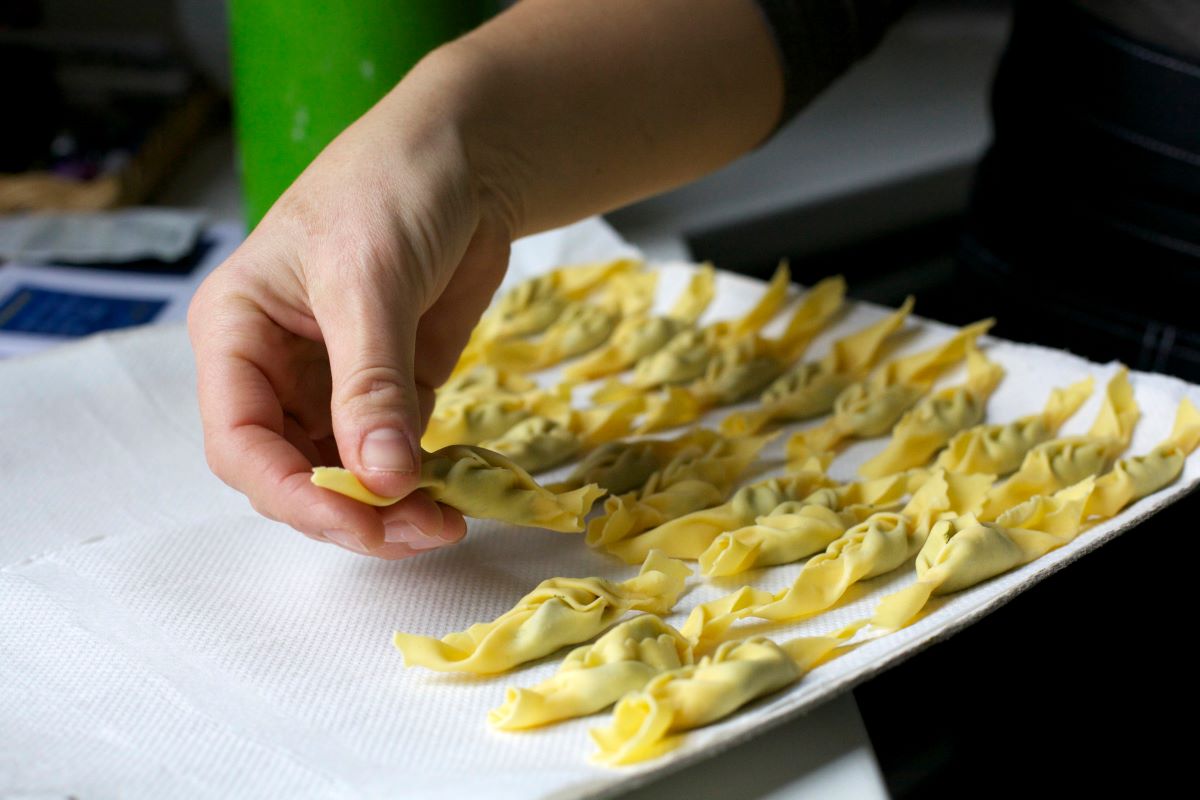 Piacenza, tortelli con la coda