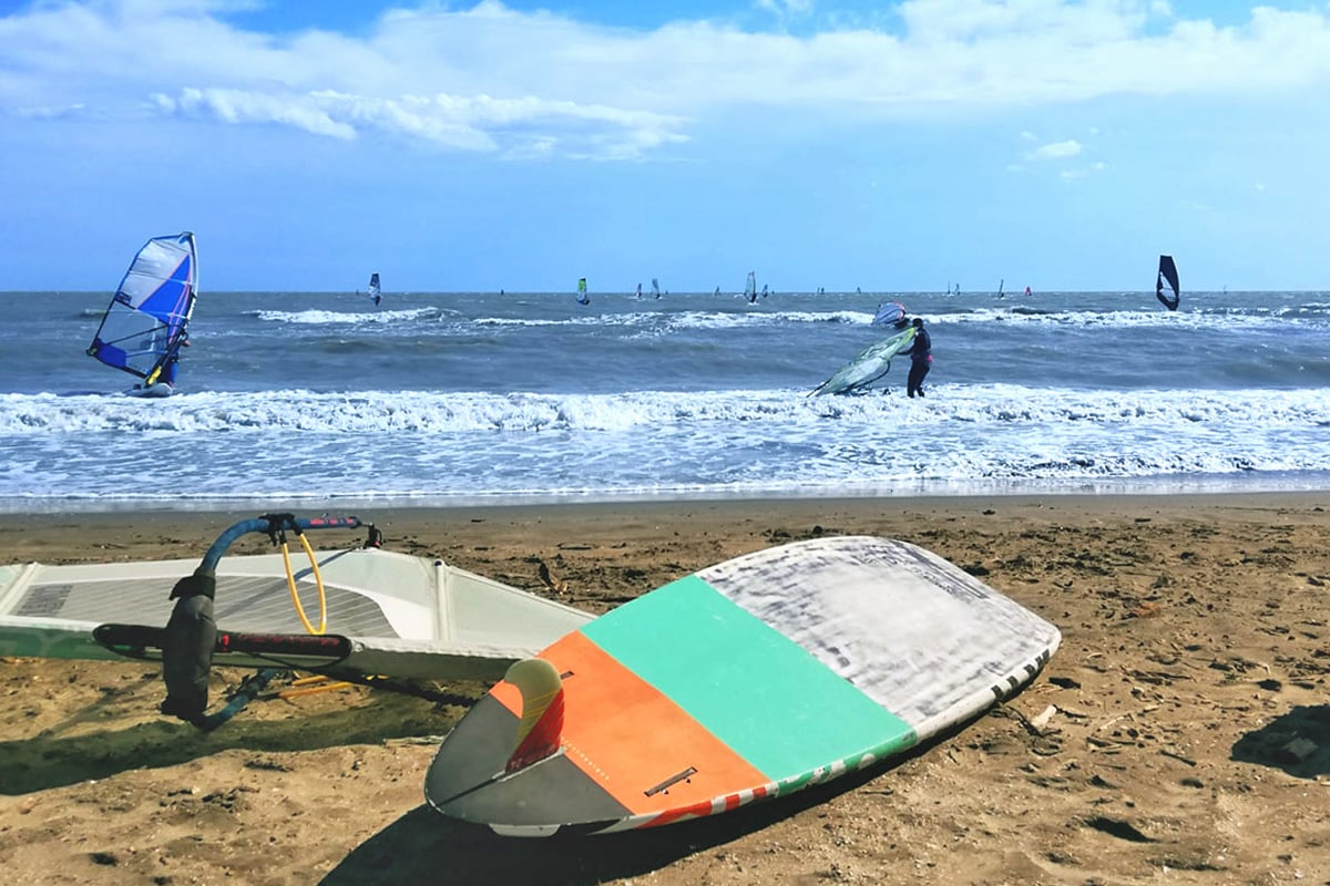 Comacchio (Fe), La spiaggia di Lido di Volano