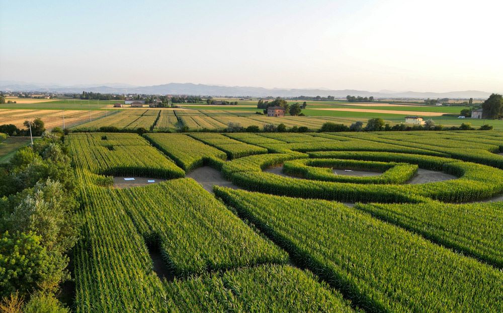 Medicina (BO), Labirinto Crop Circles | Ph. cropcircleslabirinto.it 