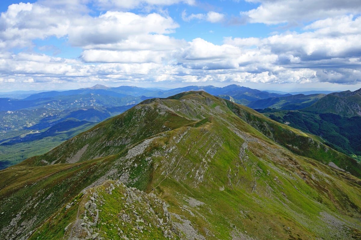 Vista sul Monte Cusna