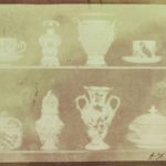 William Henry Fox Talbot, Articles of China on two shelves, 1839-1844, Modena, Estense University Library