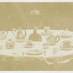 William Henry Fox Talbot, Table set for tea, 1841-1842, Roma, Istituto centrale per la graﬁca