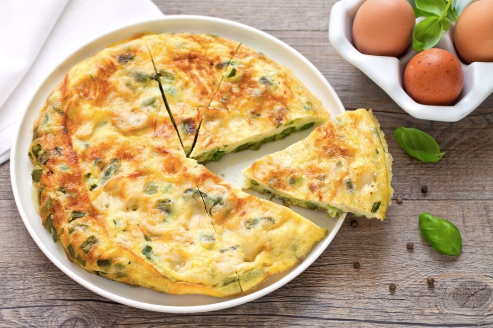 Frittata con gli asparagi