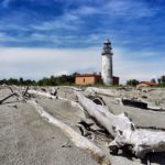 @thebohochica | Lighthouse on an uninhabited island in the Po Delta. The kind of place where you don’t need anything else but the beauty of nature to keep you for hours.