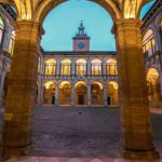 Archiginnasio in the blue hour