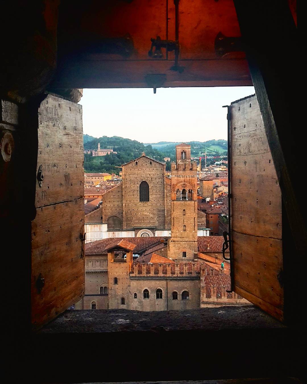 Bologna, view from San Pietro bell tower Ph. @luciabucciarelli via Instagram