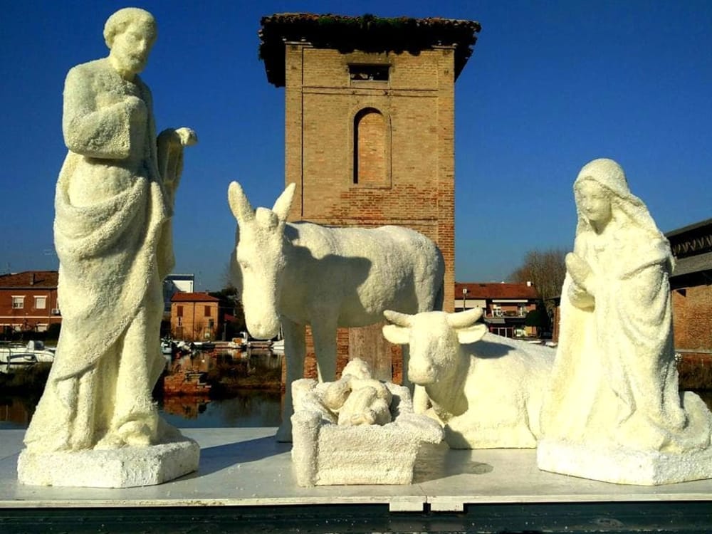 Cervia, Presepe di sale sull'acqua