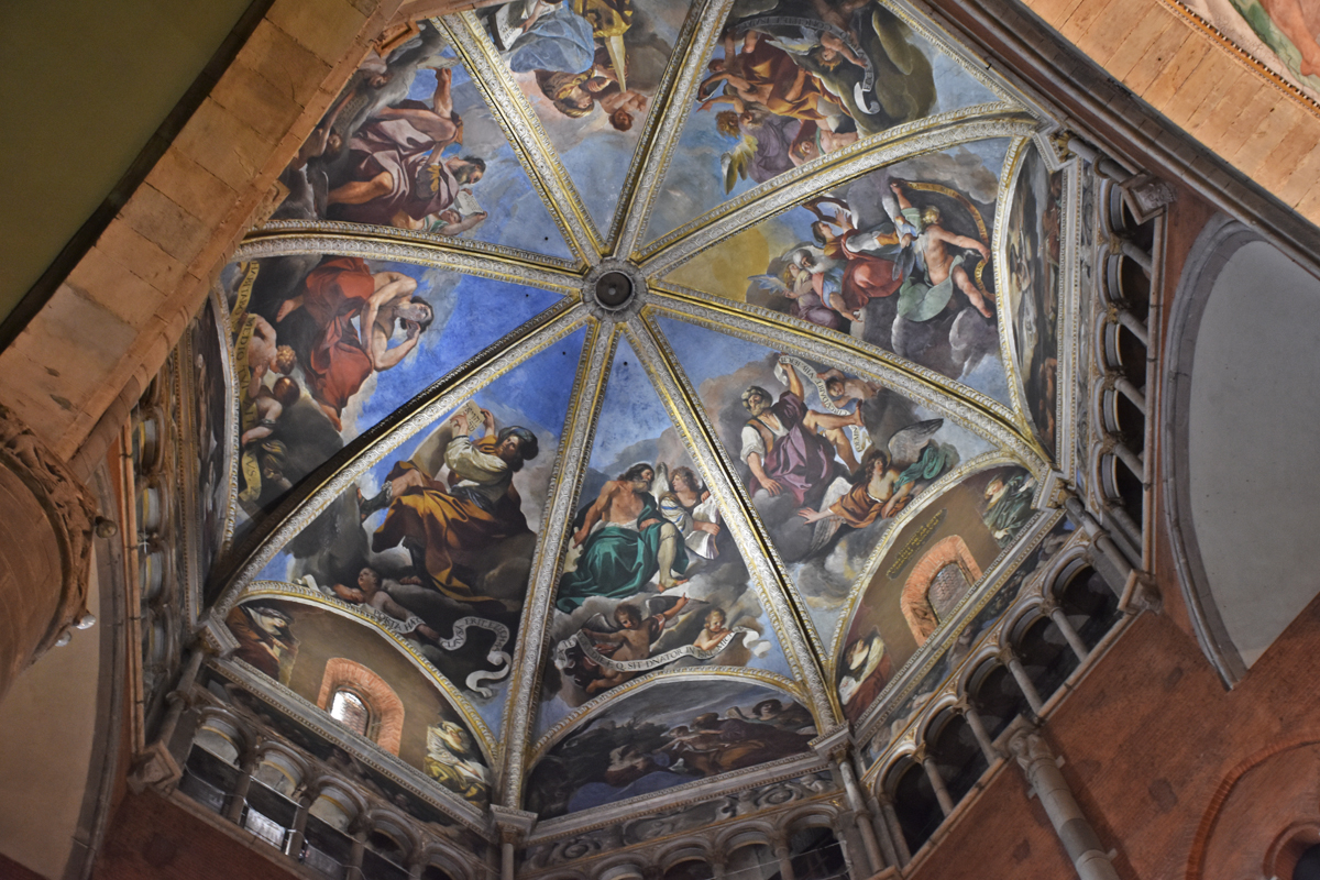 La cupola del Duomo di Piacenza realizzata dal Guercino 