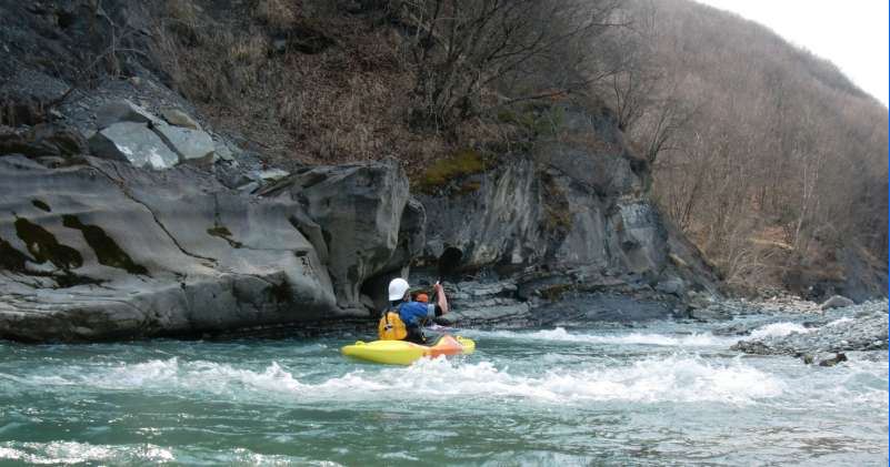 Kayak sul fiume Enza
