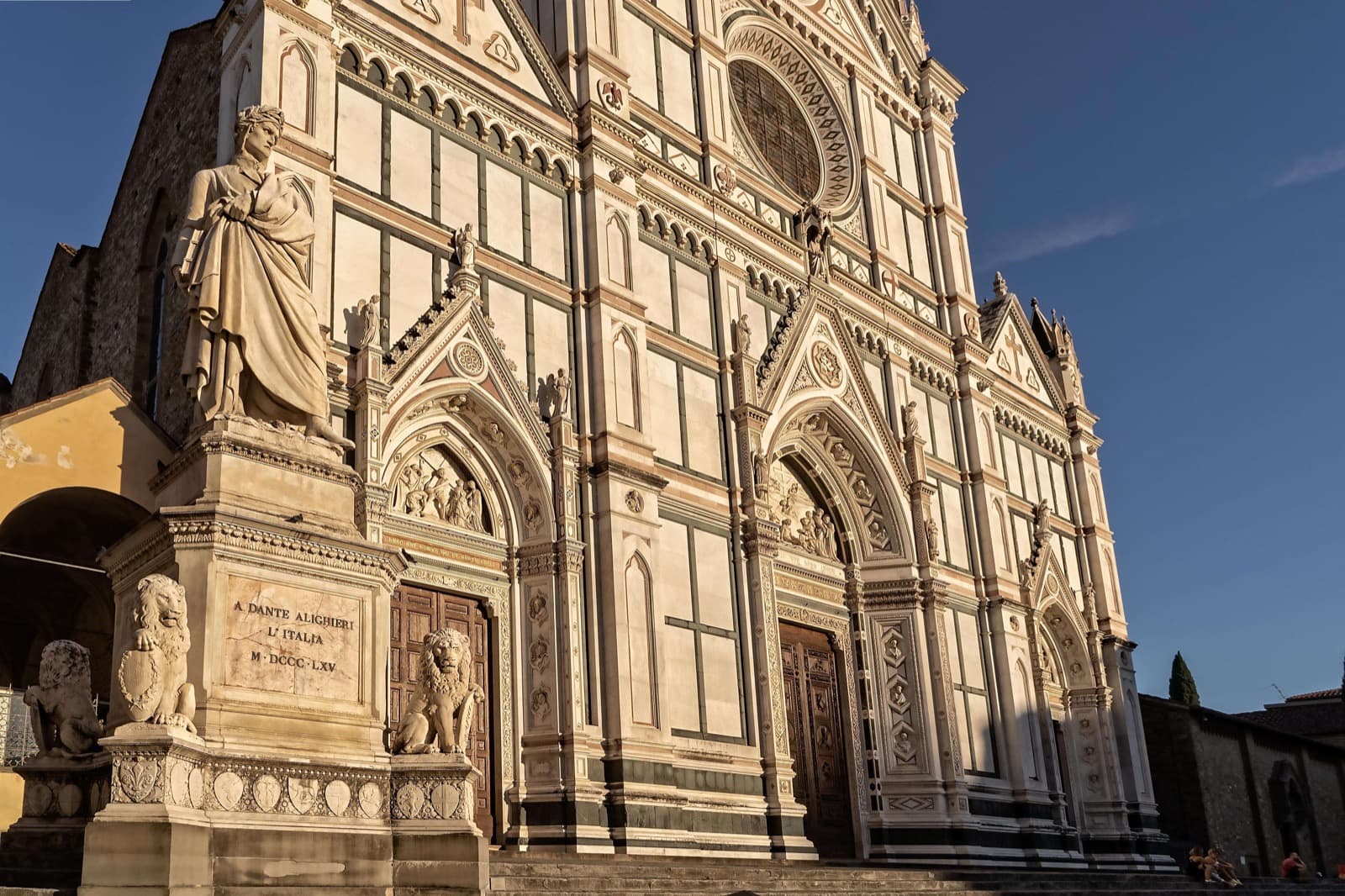 Firenze, Santa Croce - Vie di Dante