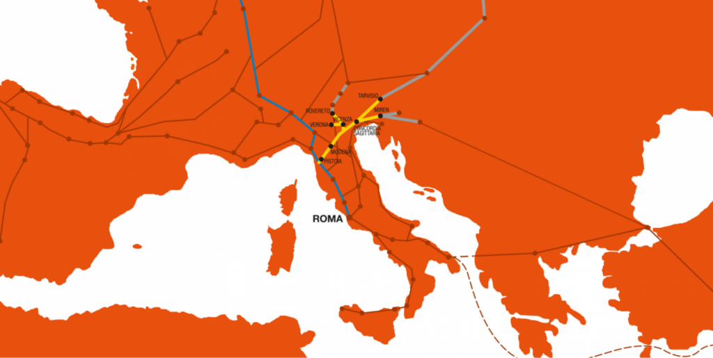 Mappa Romea - Strata