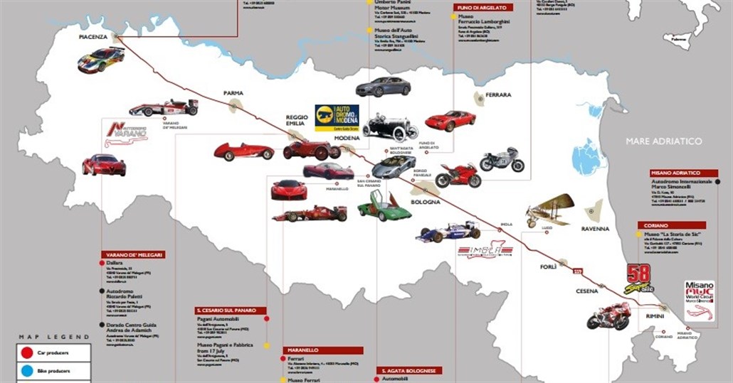 Supercars roadtrip Motorvalley