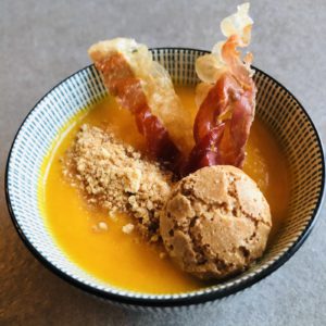 Pumpkin Soup with Amaretti from Brescello