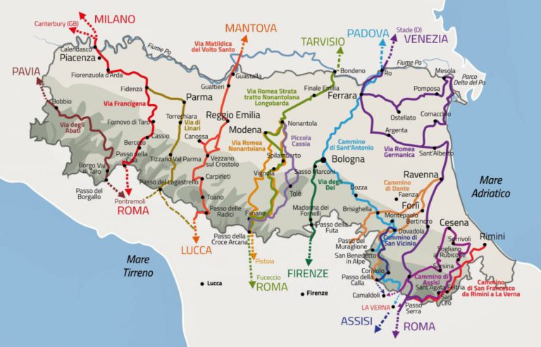 Route Planner: sloways in Emilia Romagna