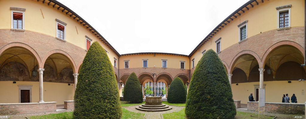 San Valentino in città - chiostro_della_chiesa_di_san_mercuriale a Forlì