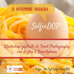 Torna SelfieDOP: il 21 Novembre a Bologna