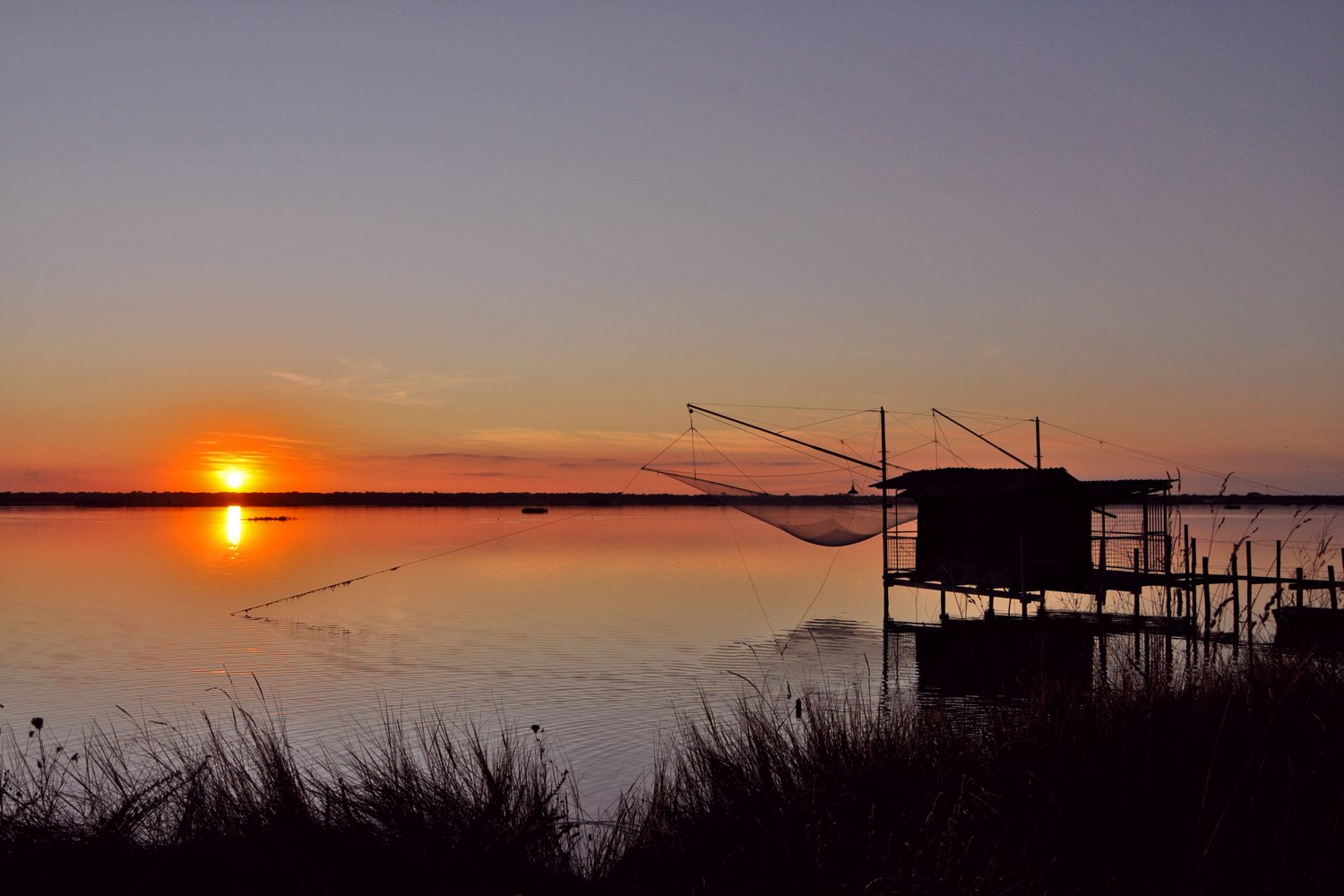 Tramonto Valli Marina Romea (Ravenna)