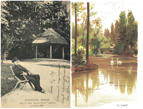 Verdi agricoltore cartoline club dei 27 e Cartolina illustrata L. Metlicovitz