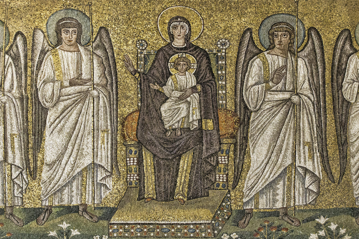Basilica of Sant'Apollinare Nuovo (Ravenna) - Blessed Virgin