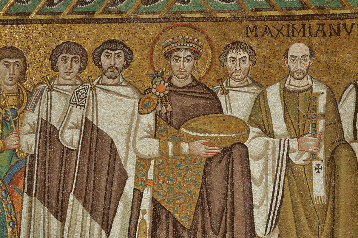 Basilica di San Vitale (Ravenna) - Imperatore Giustiano