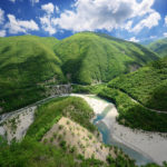 Brugnello (PC), Panorama sul Fiume Trebbia