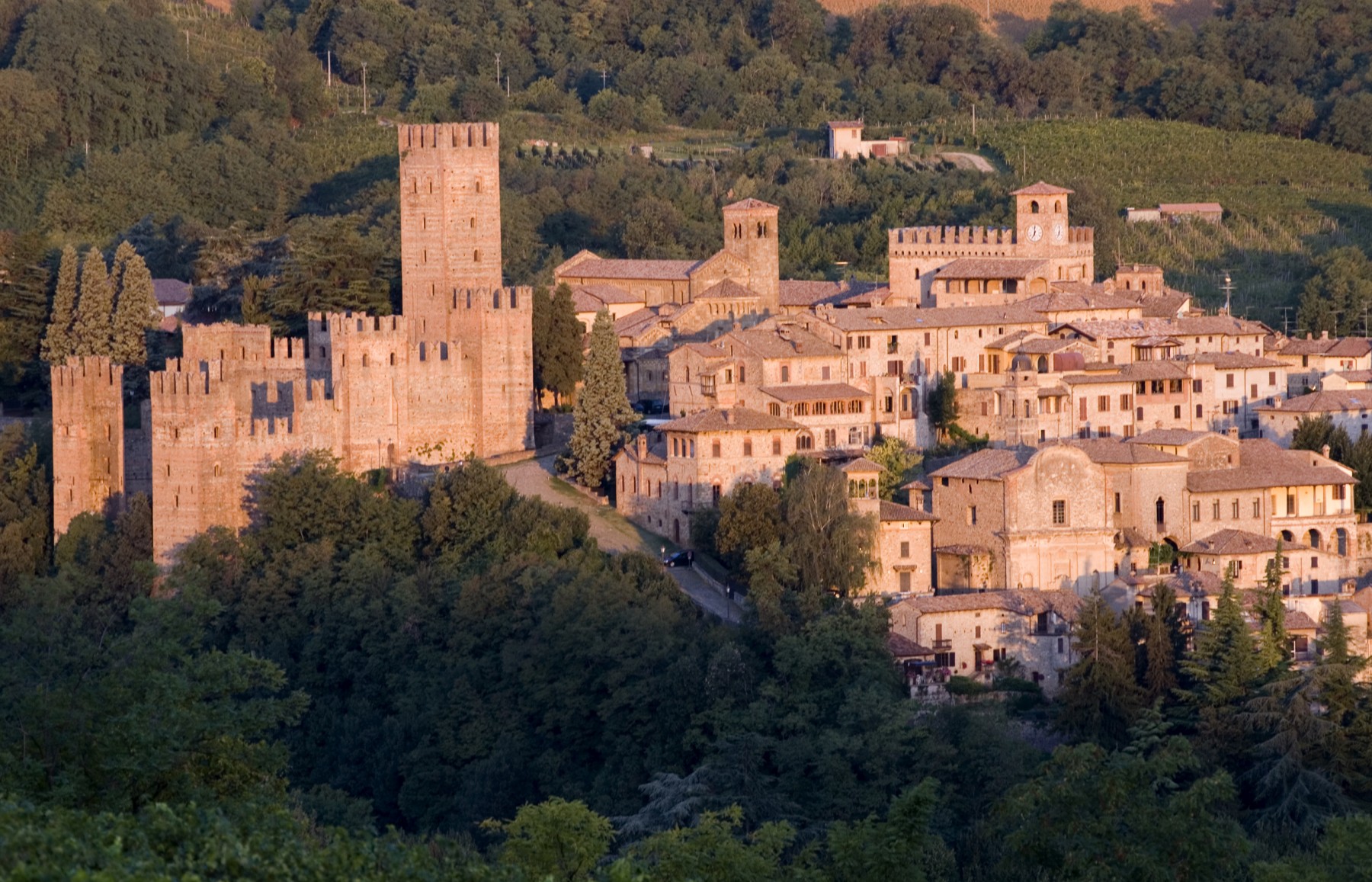 Castell'Arquato (PC), Panoramica della rocca