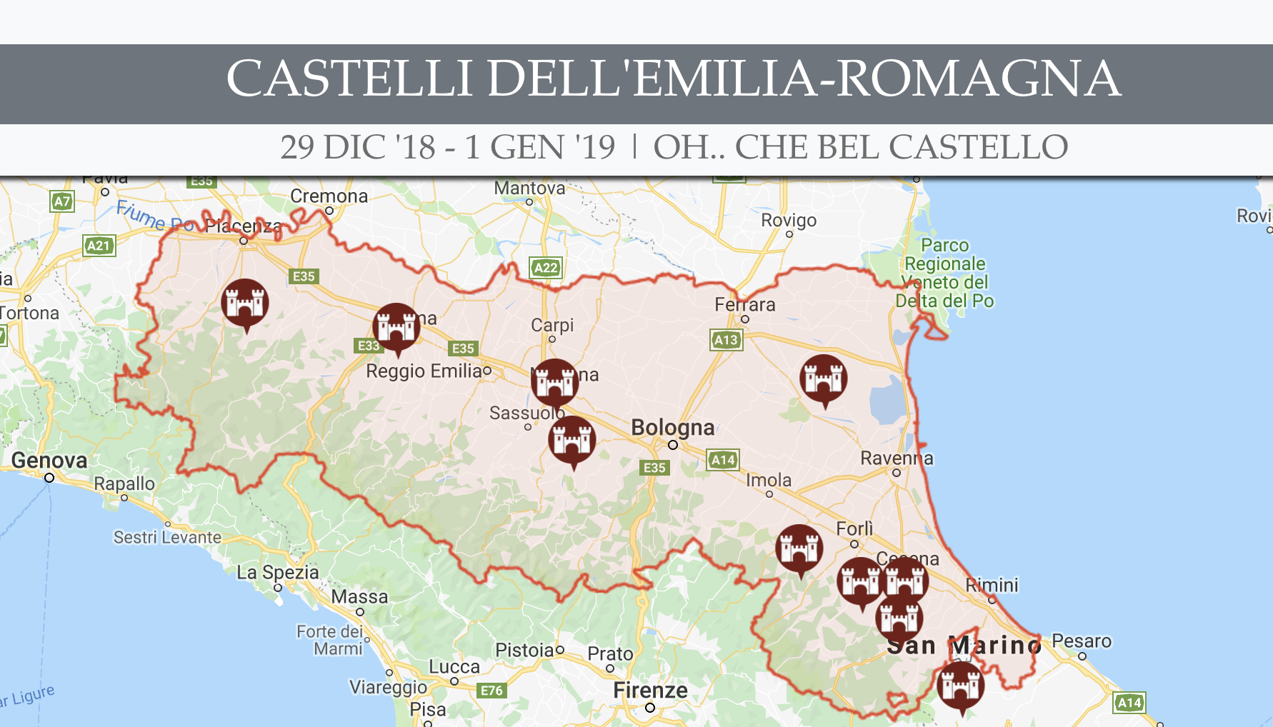 castelli aperti per capodanno 2018-2019