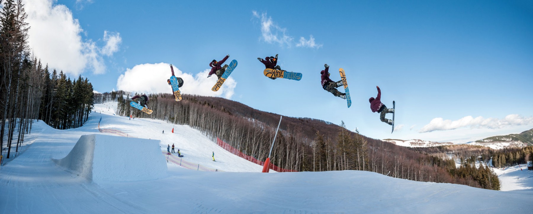 Snowboard al Cimone