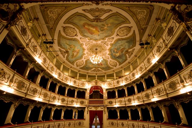 The Verdi Theatre in Busseto