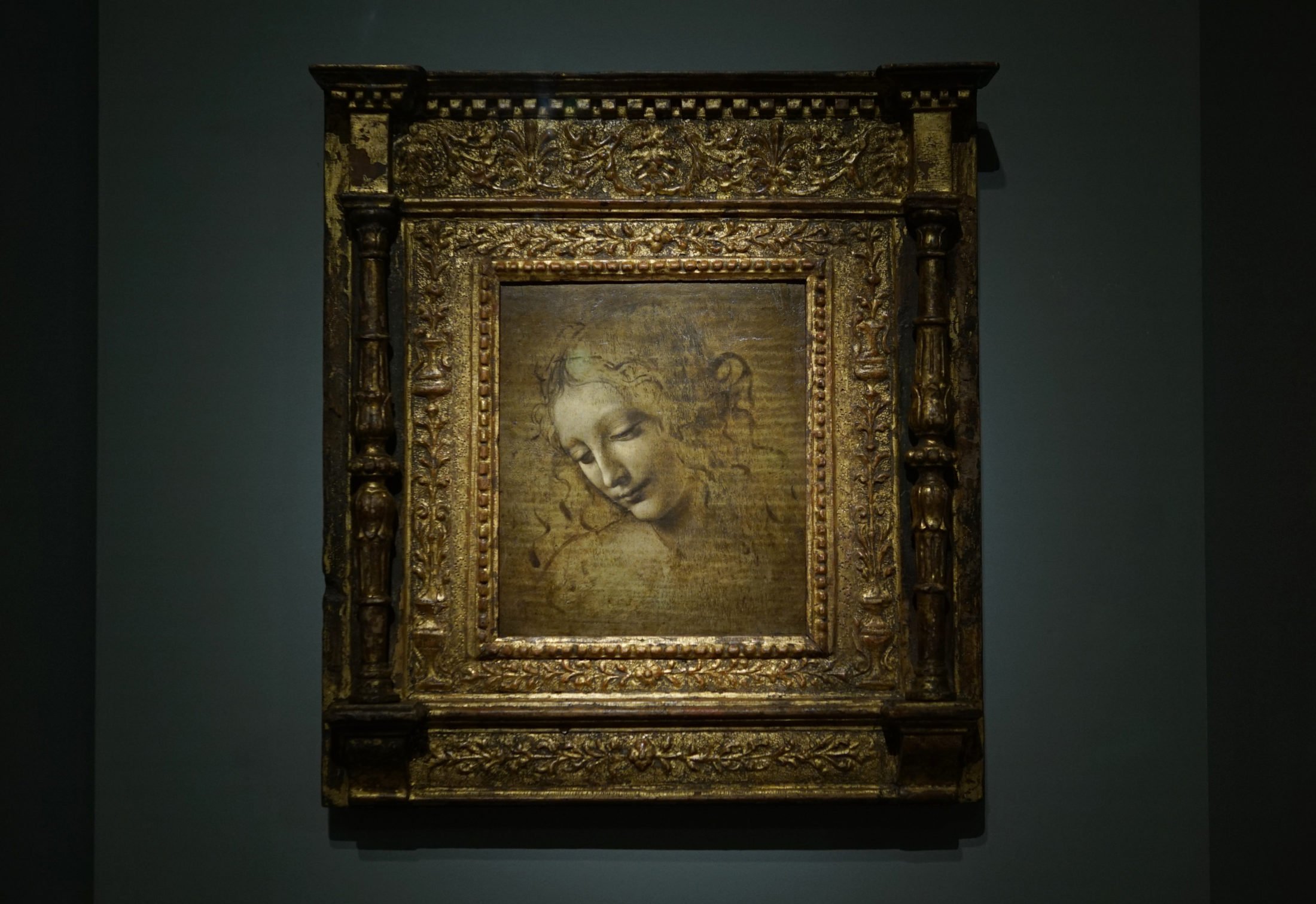 Leonardo da Vinci, La Scapiliata (Galleria Nazionale, Parma) 