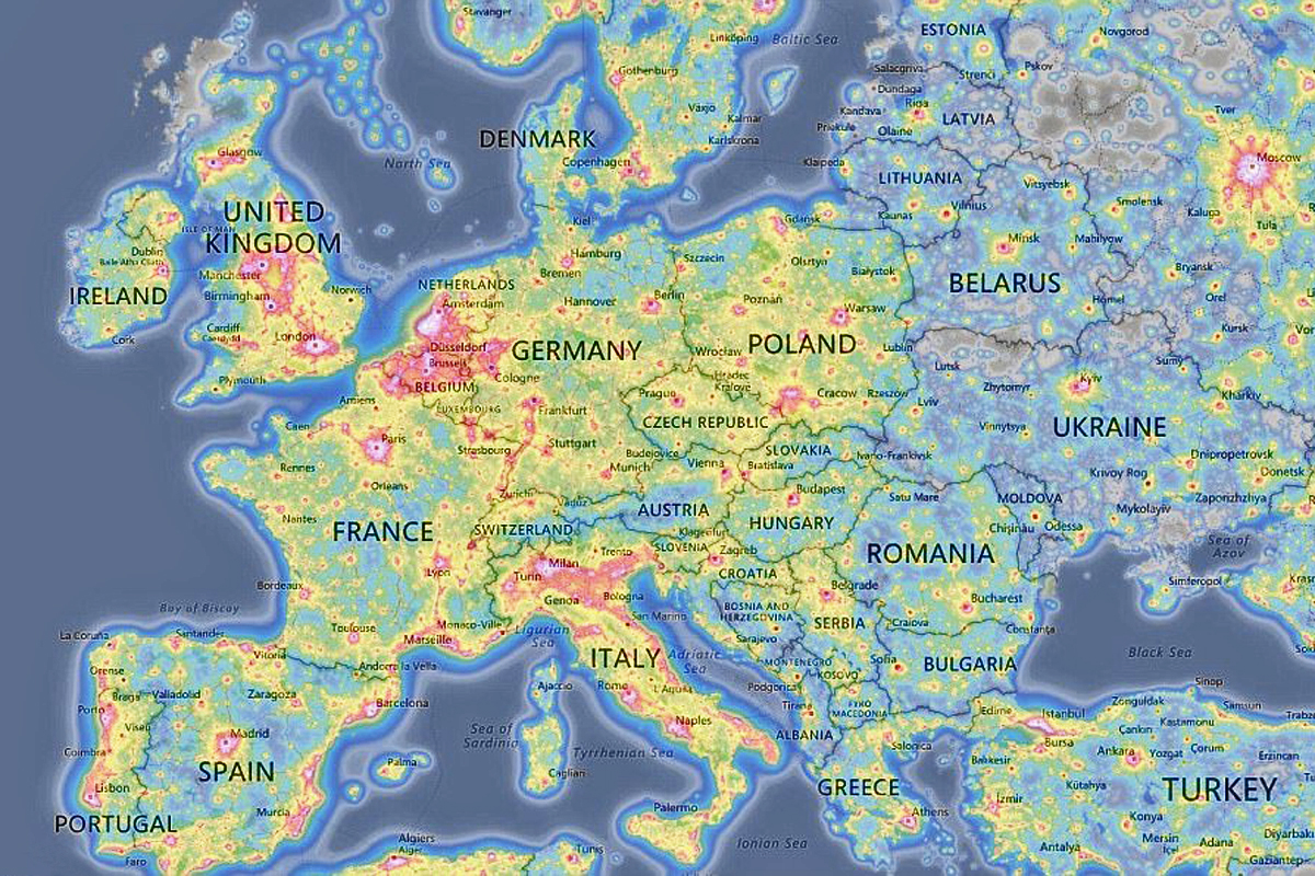 Light Pollution Map