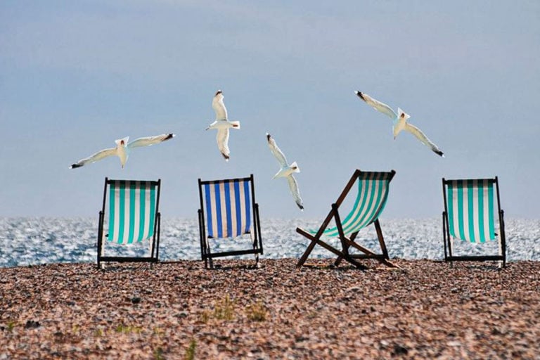 The winter sea in Emilia-Romagna