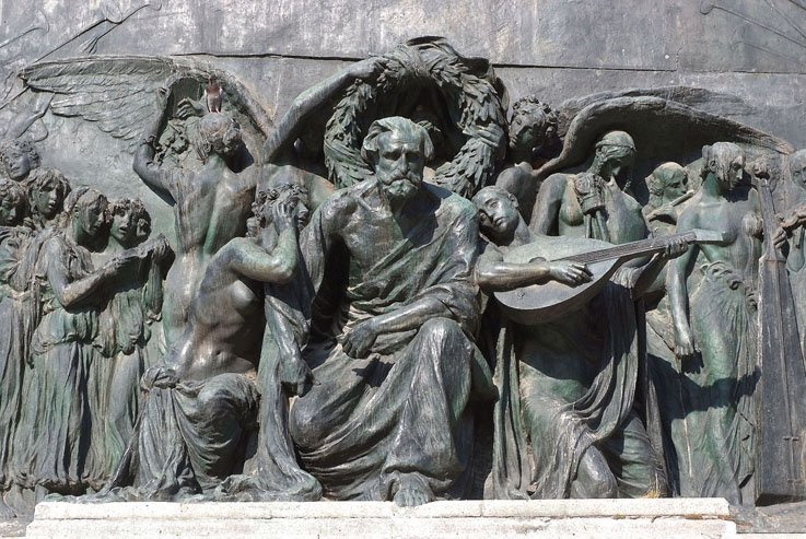 parma, parma monumento a giuseppe verdi