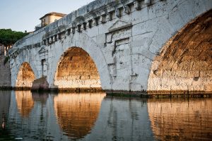 The true story of the Ponte di Tiberio in Rimini