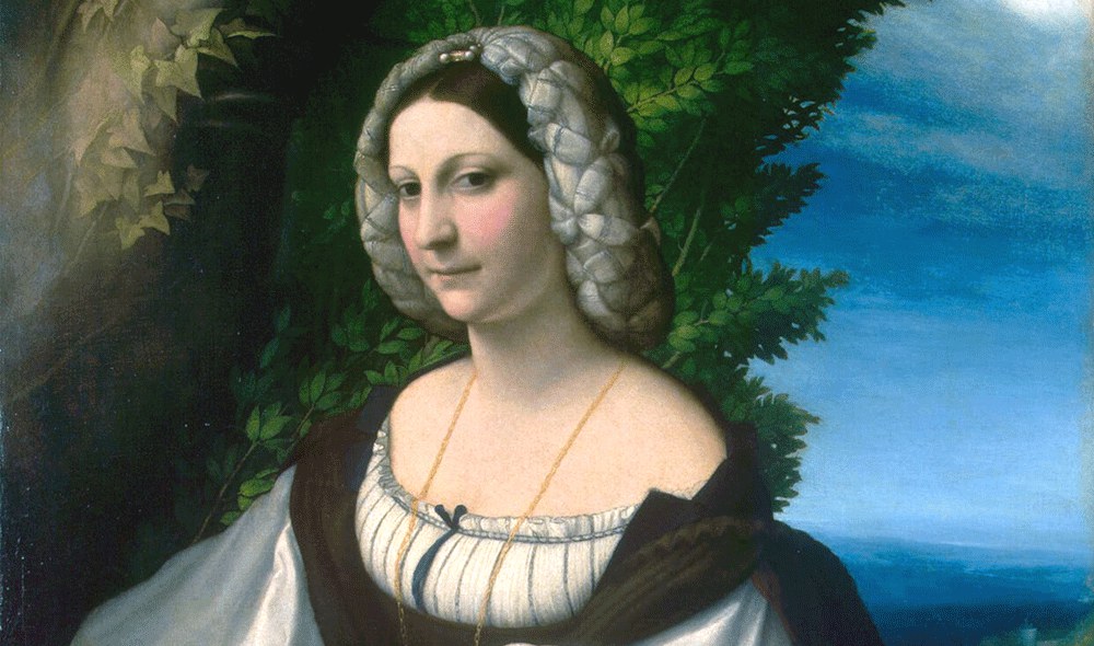 ritratto di giovane donna correggio