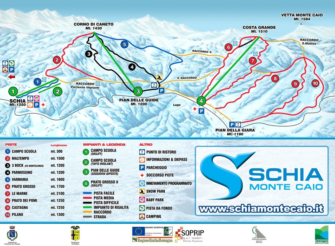 schia monte caio sci