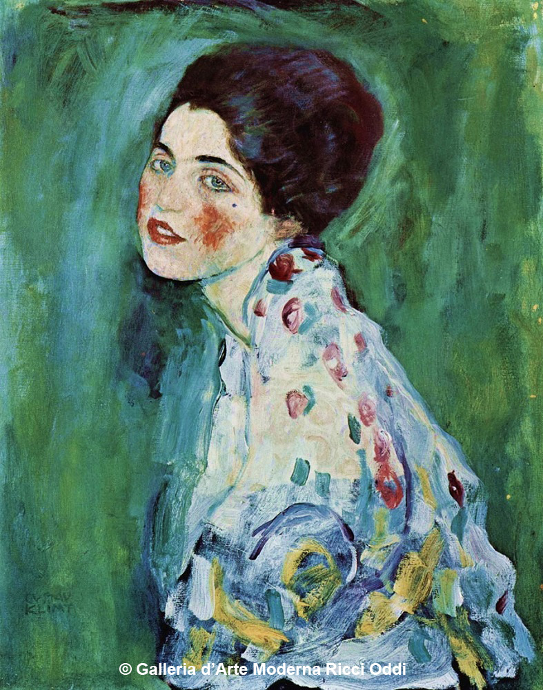 Portrait of a lady, Gustav Klimt | Ph. Ricci Oddi Gallery