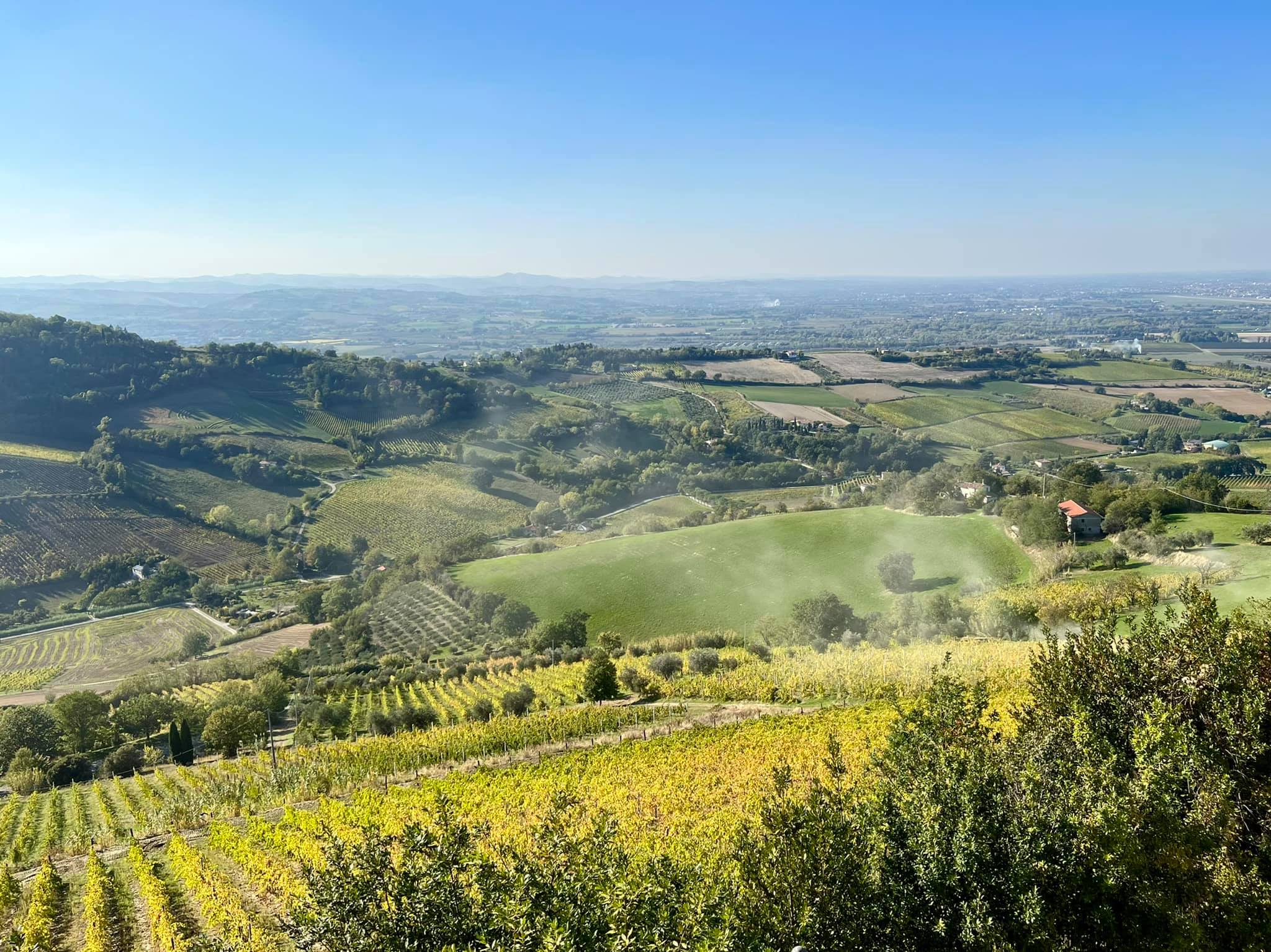 The historic hill towns in Emilia-Romagna