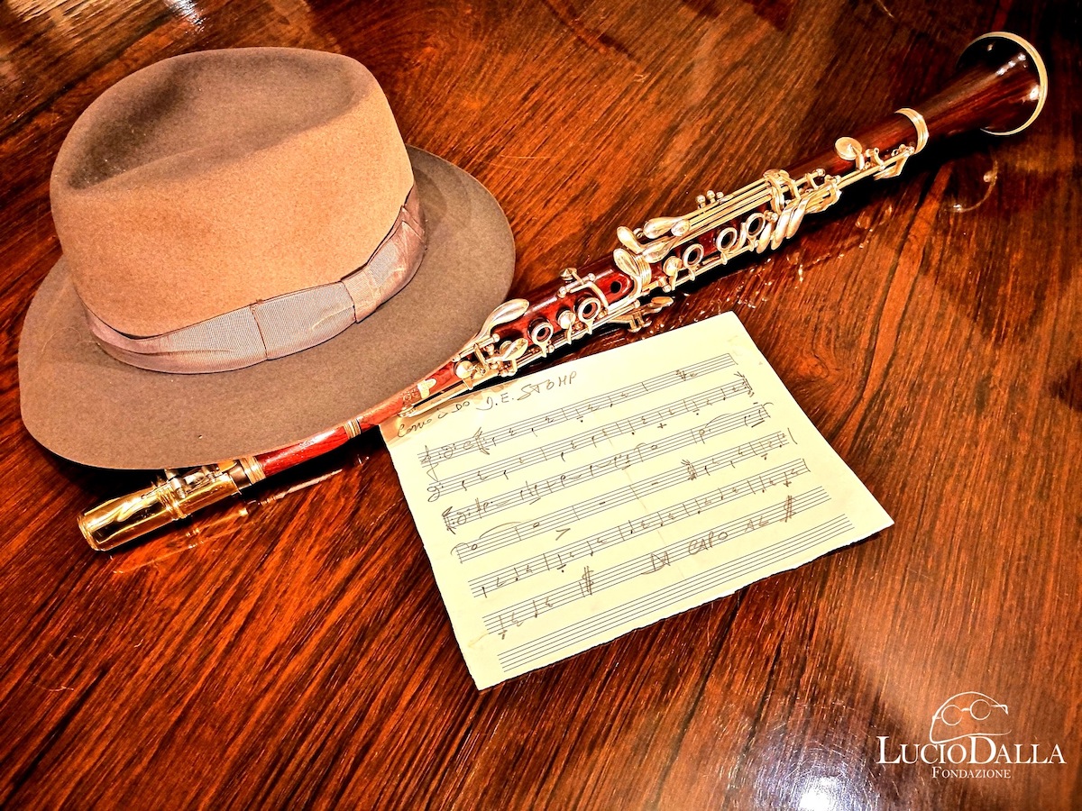 Bologna, Casa Lucio Dalla - clarinetto, ph. fondazioneluciodalla.it