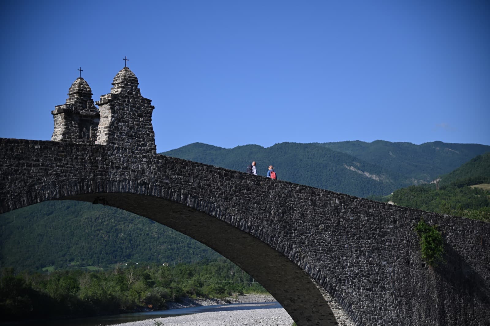 Via degli Abati, Ponte Gobbo di Bobbio Ph. Archivio Cammini Apt Servizi Emilia Romagna