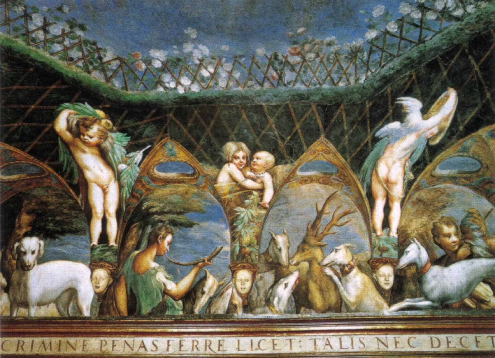 Fontanellato, affreschi del Parmigianino, opera in pubblico dominio via wikipedia