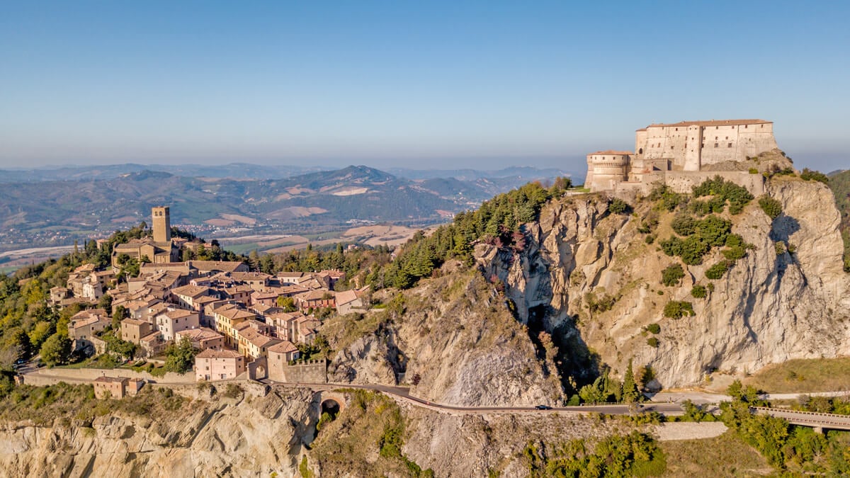 San Leo (RN), Veduta del borgo 