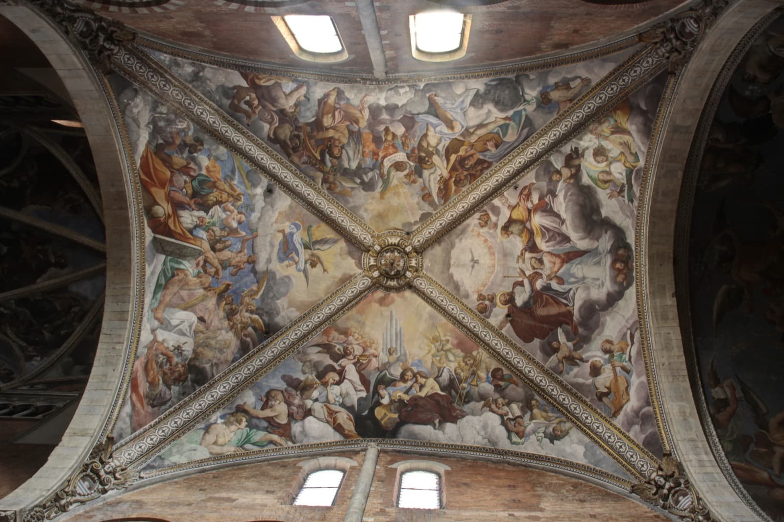 Cattedrale di Piacenza, volta del presbiterio Ph. Kronos – Museo della Cattedrale di Piacenza