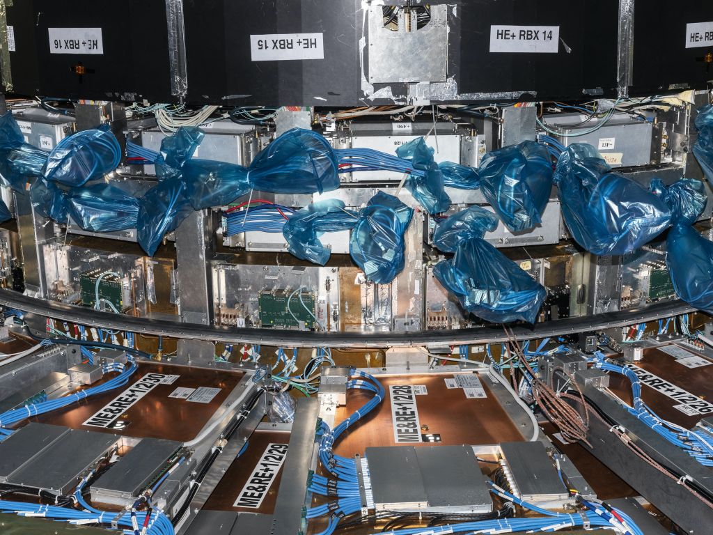 Armin Linke, CERN, Large Hadron Collider (LHC), cabling, Geneva, Switzerland, 2019