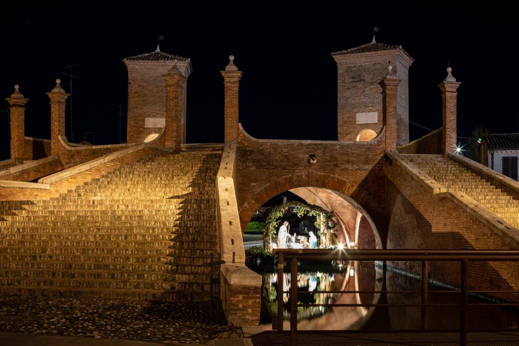 Presepe Ponte Trepponti Ph. Comune di Comacchio